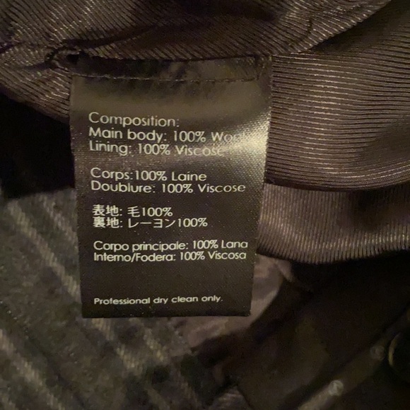 3.1 Phillip Lim Heather gray Wool Pin stripe high waist pant sz 31 - Picture 8 of 11